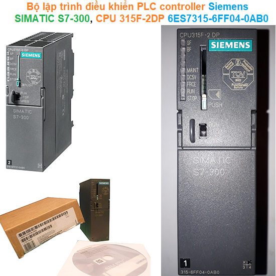 Bộ lập trình điều khiển PLC controller - Siemens - SIMATIC S7-300, CPU 315F-2DP 6ES7315-6FF04-0AB0
